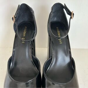 Madden Girl Black Ankle Strap Heels